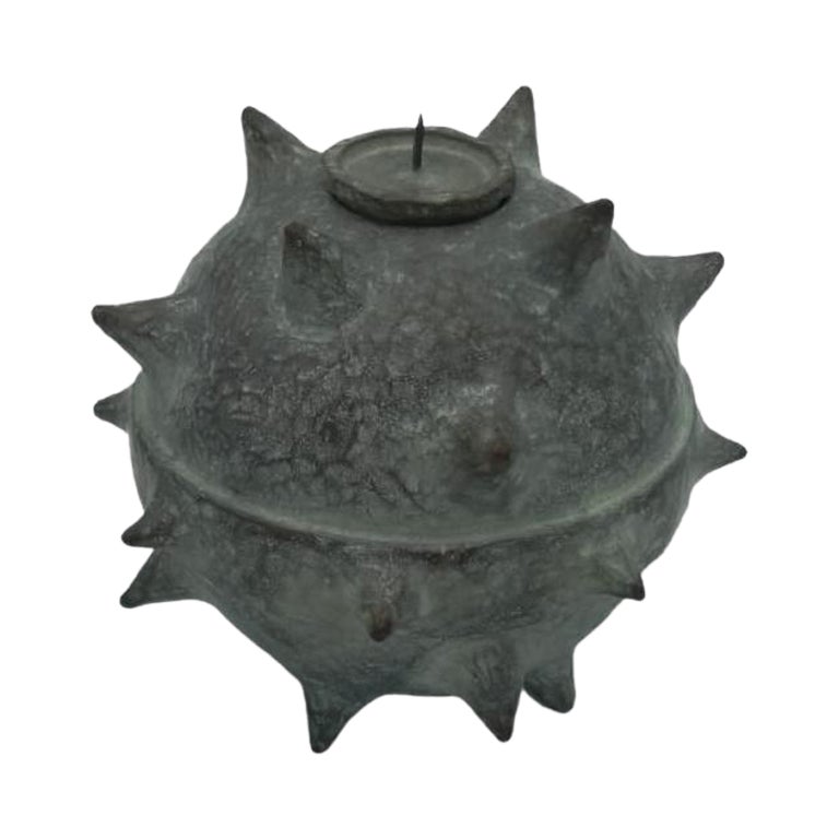Bronze Candle Holder "ROMA" Collection (VG) Sphaerae Big Limited Edition. For Sale