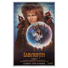 Labyrinth 1986 Us 1 Sheet Film Movie Poster Advance, Chorney, David Bowie