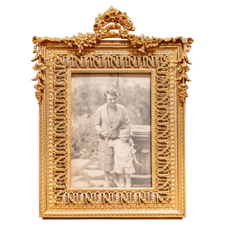 Fine 19th Century French Gilt Bronze Frame For Sale at 1stDibs