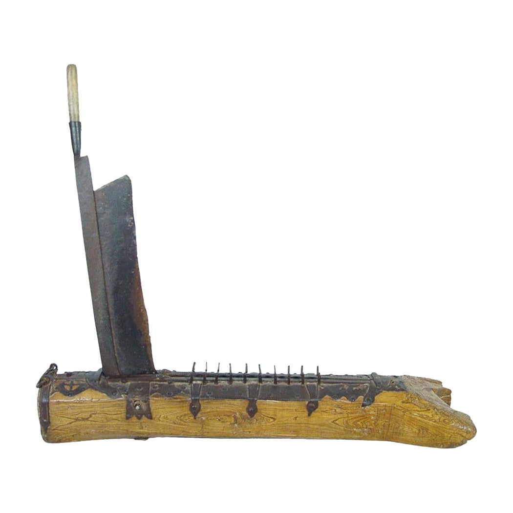 20th Century Chinese Massive Grass Chopper For Sale