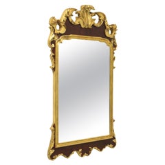 Used LABARGE Mahogany Gold Gilt French Provincial Style Wall Mirror