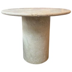 Travertine Dining Table by Le Lampade