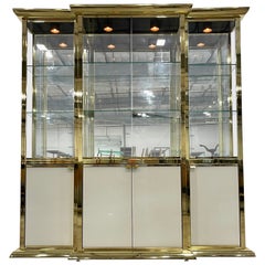 DIA Design Institute America Brass Vitrine Display Case