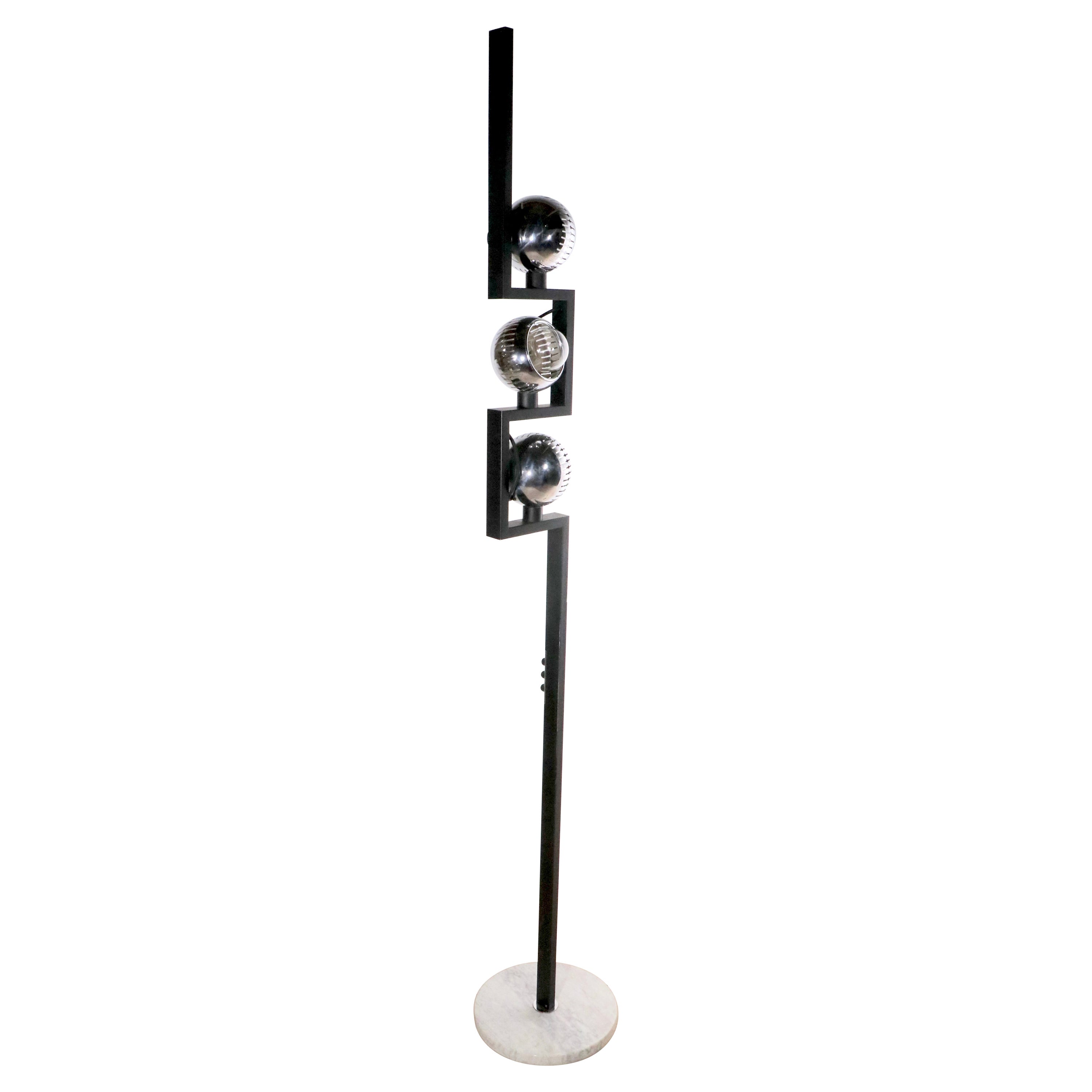 Mid Century Floor Lamp by Angelo Lelli for Arredoluce Made in Italy circa 1950's For Sale