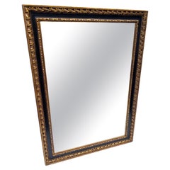 Large Gilt Cobalt Blue Black Mirror