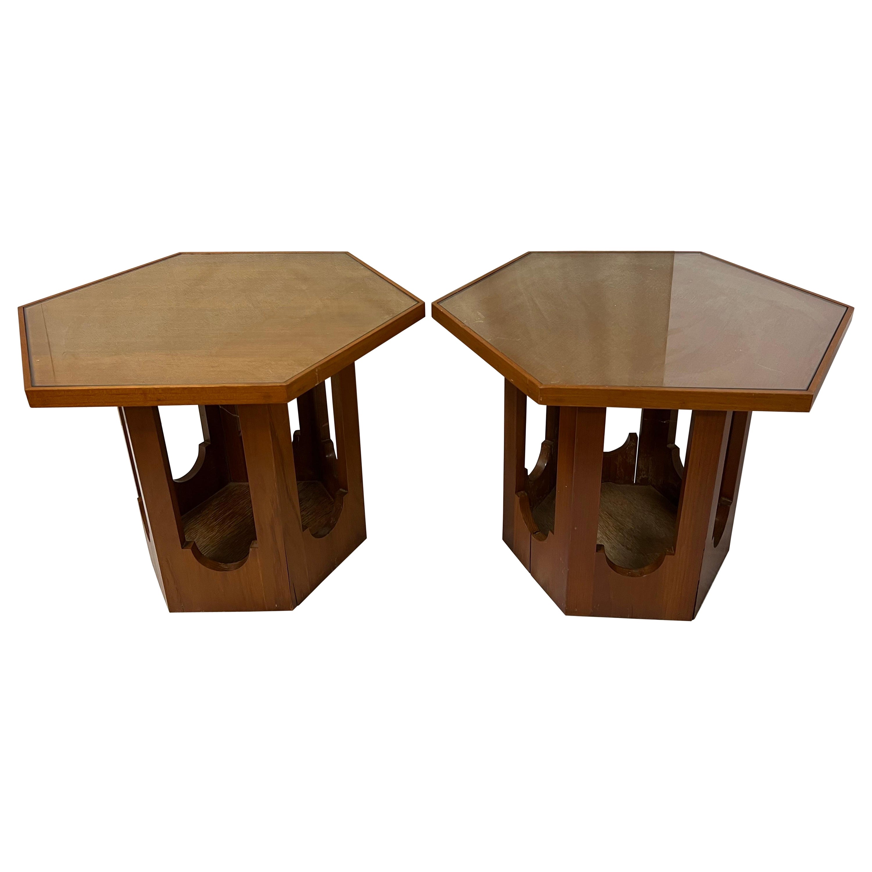 Pair of Mid Century Tables by Harvey Probber For Sale