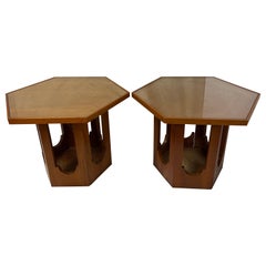 Vintage Pair of Mid Century Tables by Harvey Probber