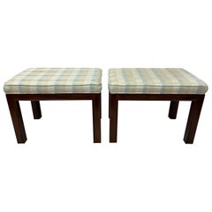 Pair of Drexel Heritage Ottomans or Stools