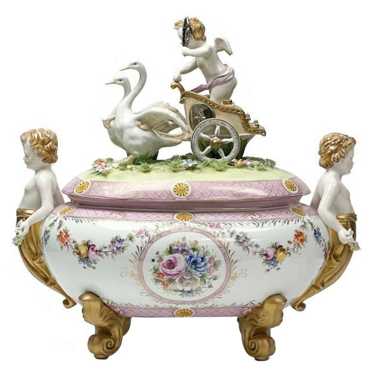 Sautoir Nach Avec Pendentif Colibri En Porcelaine Peint à La Main - Laiton Doré 18 Carats, Style Bohème