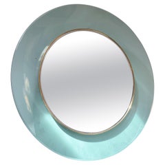 Mid-Century Modern Round Fontana Arte Mirror by Max Ingrand, Italy, 1960s