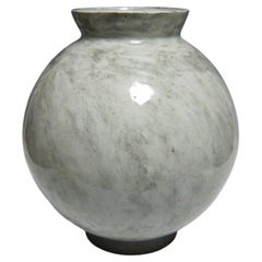 Wheel Thrown Moon Jar by Jason Fox