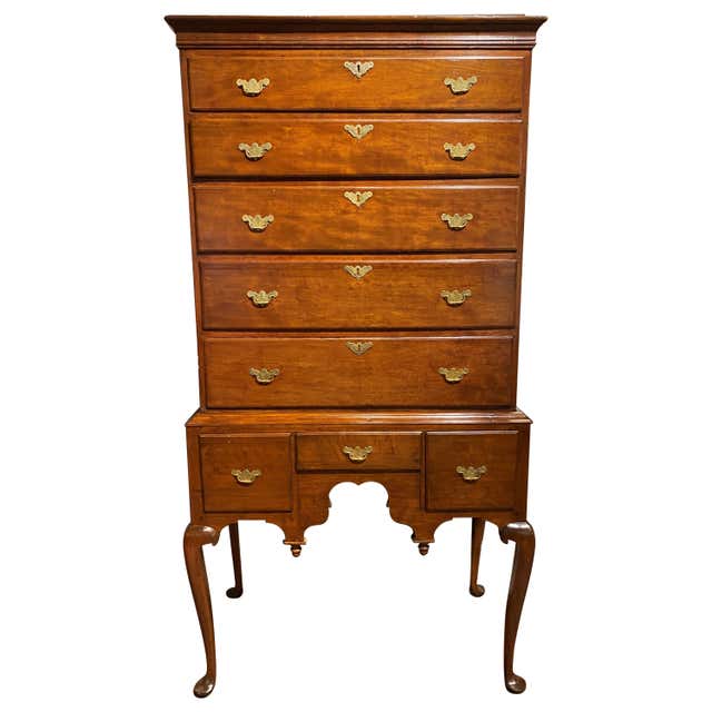 Shell High Boy Highboy Walnut Queen Ann Carved Shell Philadelphia, circa 1740 For Sale ...