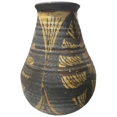 Große Vase von Dora De Larios, signierte kalifornische Studio Pottery, Mid-Century Modern