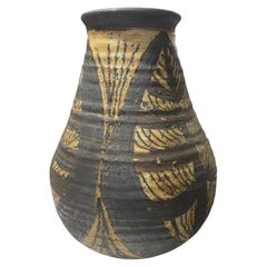 Dora De Larios Signed Mid-Century Modern California Studio Pottery Large Vase