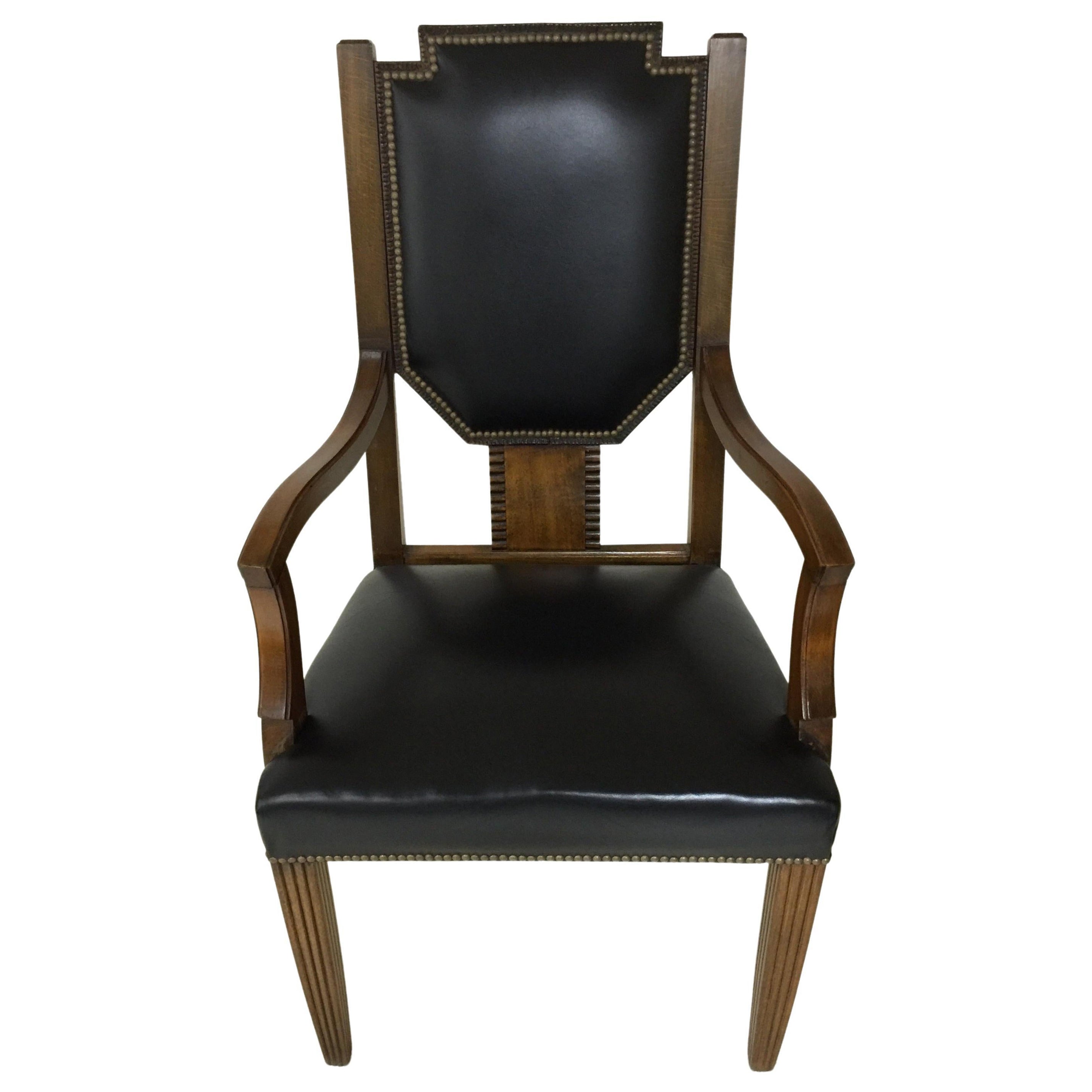 Desk Chair for the King, Style: Art Deco, 1930, German