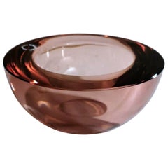 Nason V. Murano Ashtray in "Vetro Sommerso"