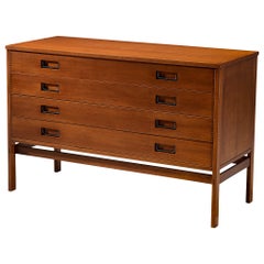 Gianfranco Frattini for Cantieri Carugati Chest of Drawers in Mahogany