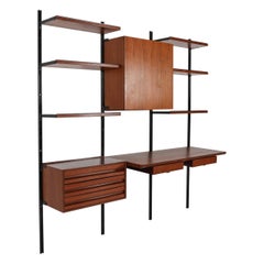 Vintage Wall Bookcase E22 by Osvaldo Borsani for Tecno, 1960s