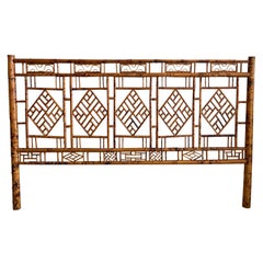 Mid-Century Modern French Bamboo Headboard, 1960s