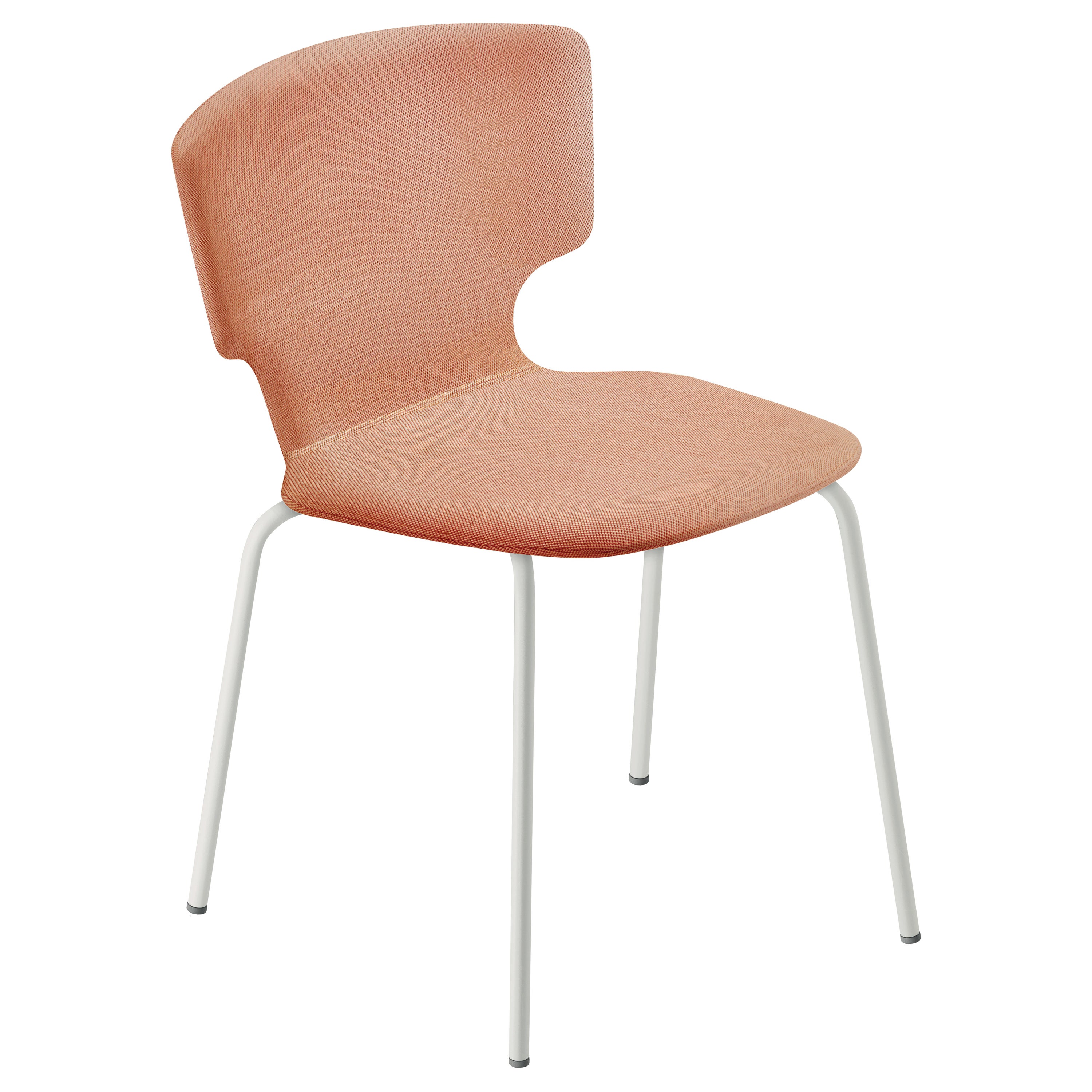Alias 52A Enna Chair in Upholstery with White Steel Frame by Alfredo Häberli For Sale