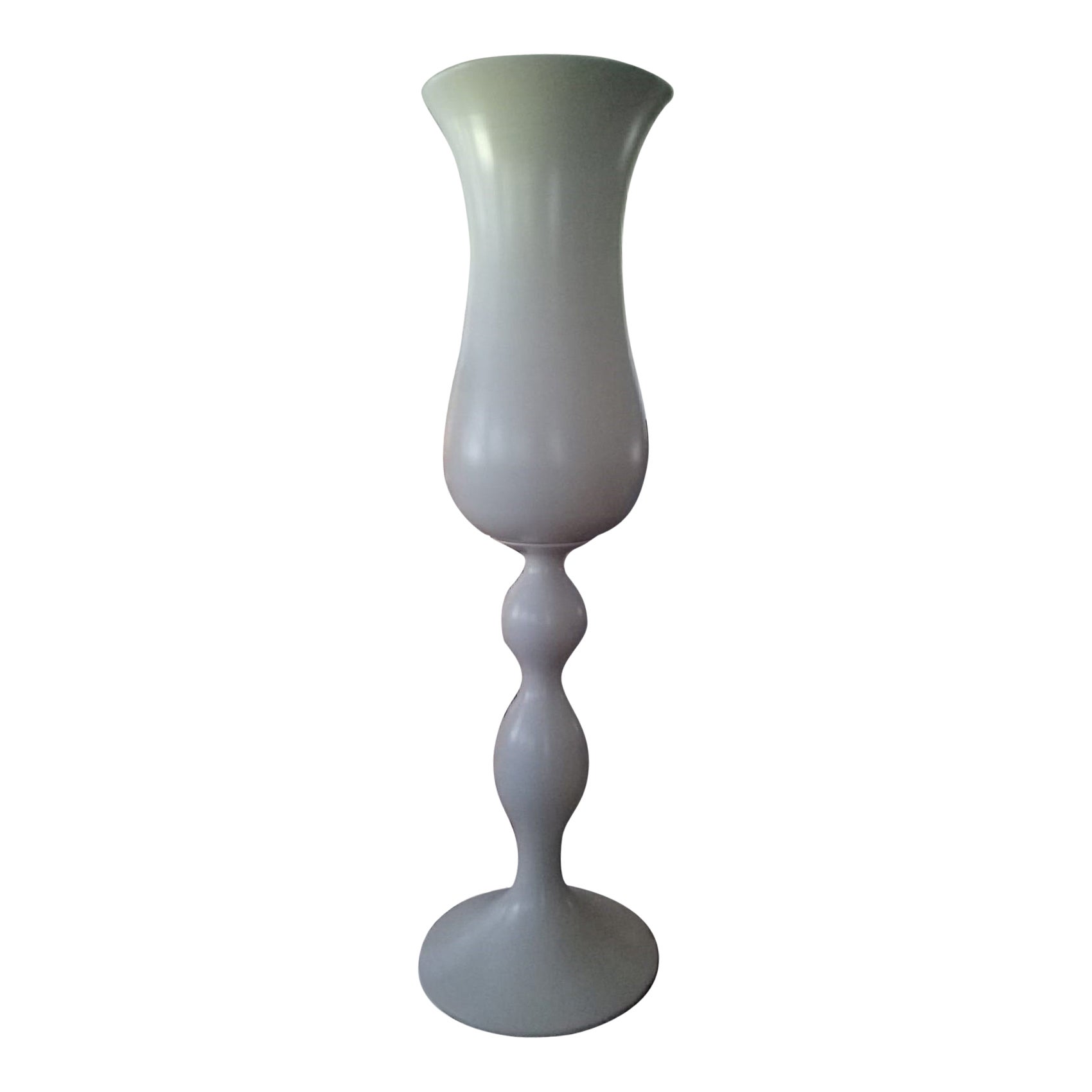 Ceramic Vase "Bob" White Matte Glazed by Gabriella B. Made in Italy