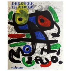 Joan Miro Derriere le Miroir No. 186 Publisher Maeght Editeur, Paris, 1970