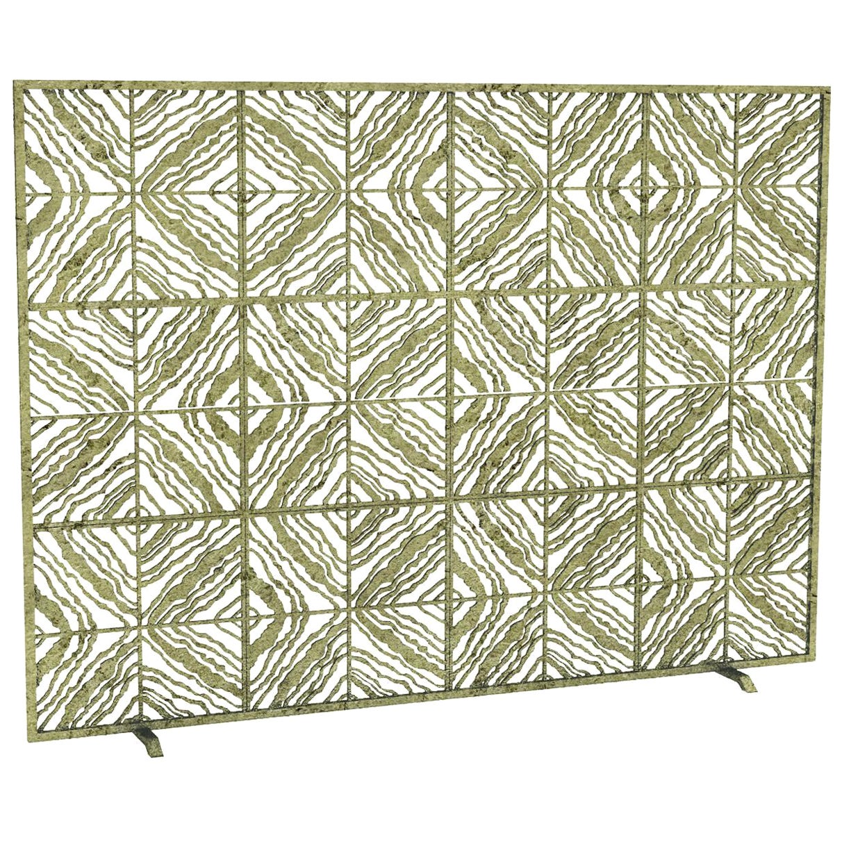 Bespoke HandWrought Iron Tapestry Fireplace Screen at 1stDibs