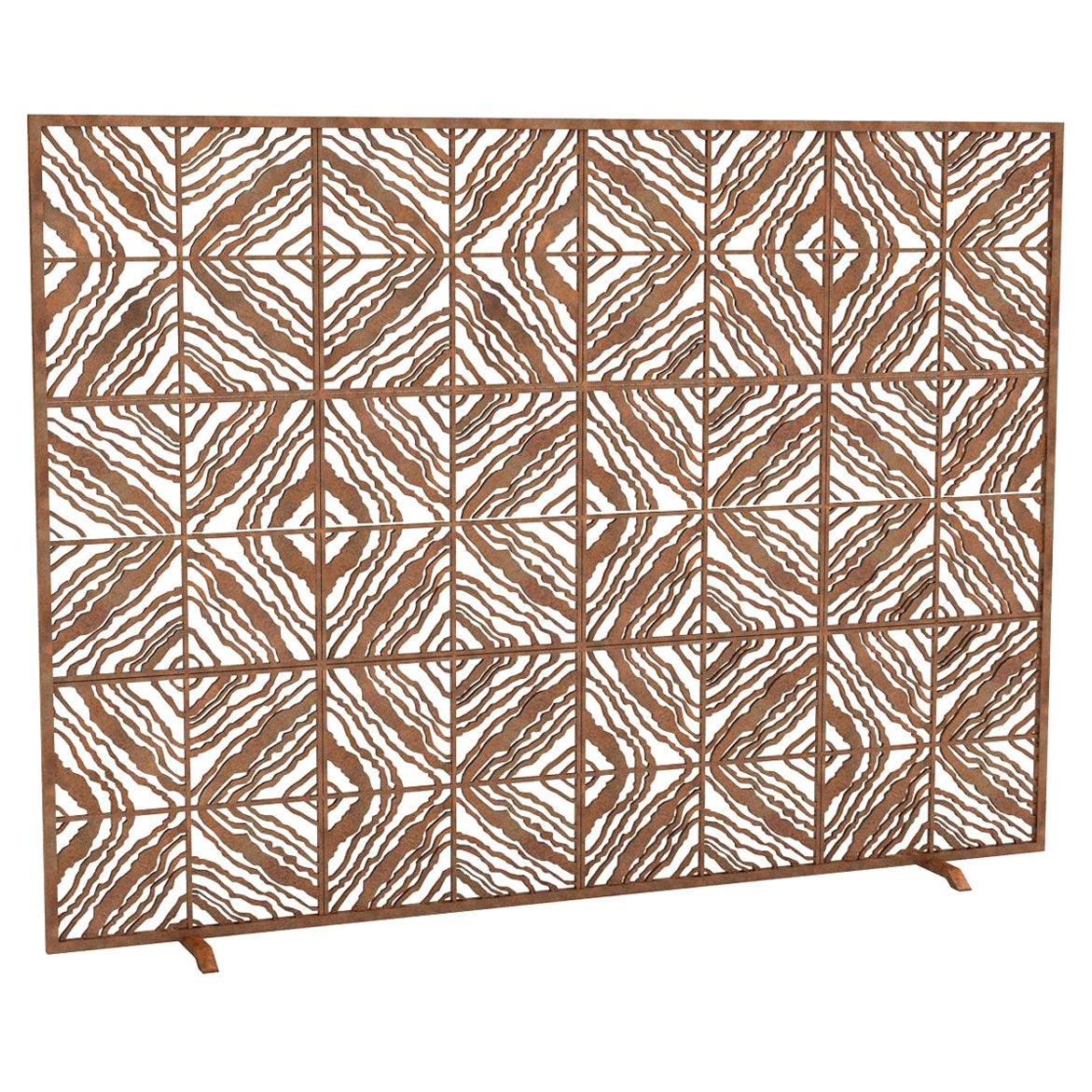 Bespoke HandWrought Iron Tapestry Fireplace Screen at 1stDibs