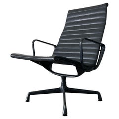 1990s Vintage Herman Miller Eames Aluminum Group Lounge Chair