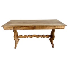 Antique 19th C. Italian Walnut Writing Table/Desk