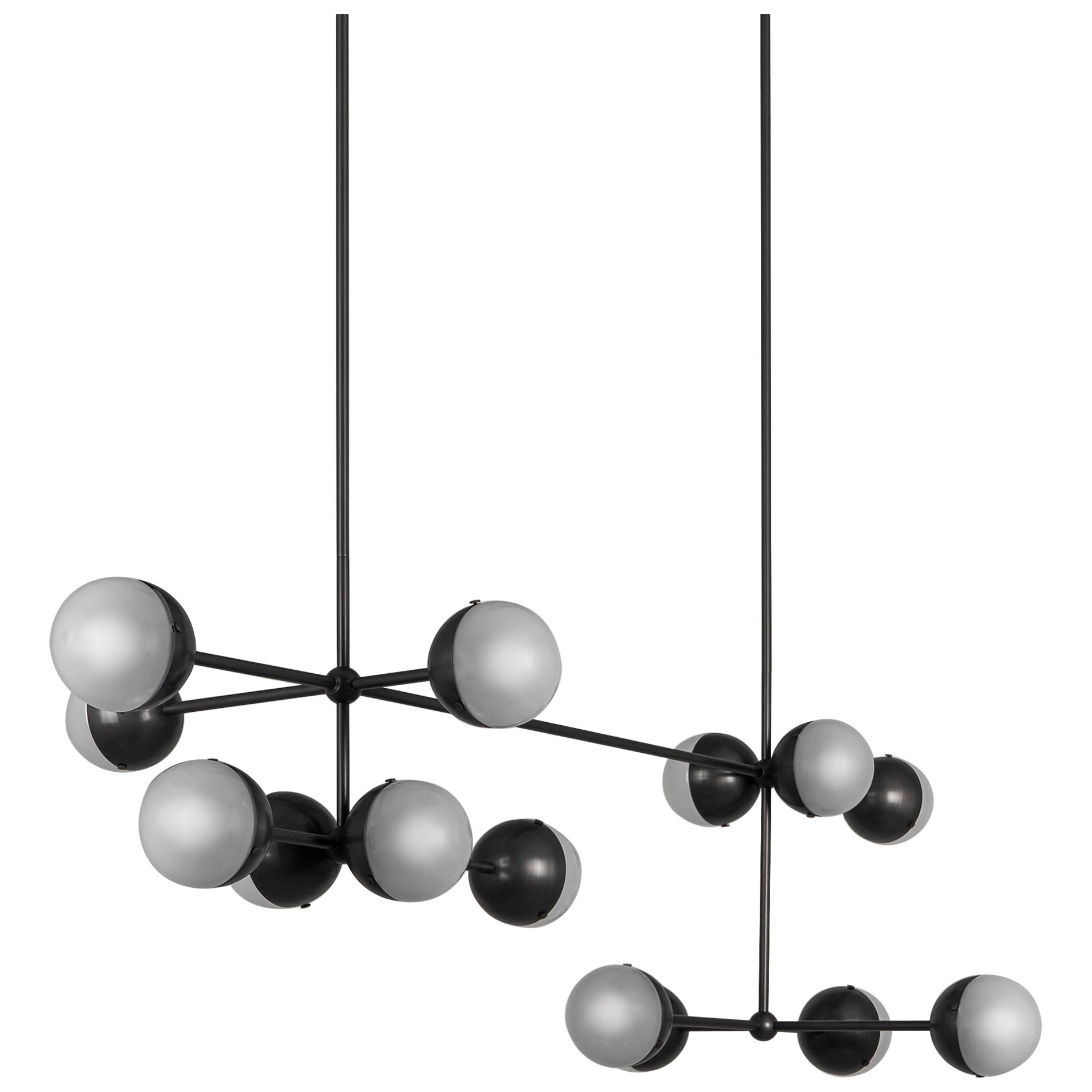 Molecule Linear Chandelier