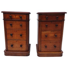 Fine Pair of 19th Century Bedside Chests
