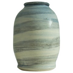 Painterly Glazed Studio Pottery Vase, 1960s