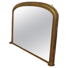 Victorian Original Shabby Gold Over-Mantle Mirror