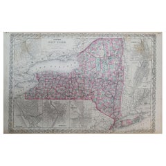 Mapa de Nueva York de Colton de 1858, Ric.B011