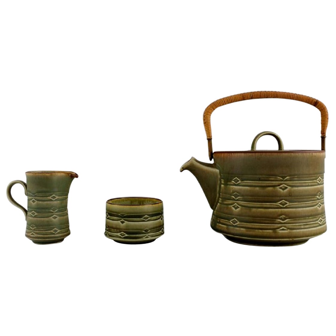 Jens H. Quistgaard for Bing & Grøndahl, Rune Teapot, 1960s/70s