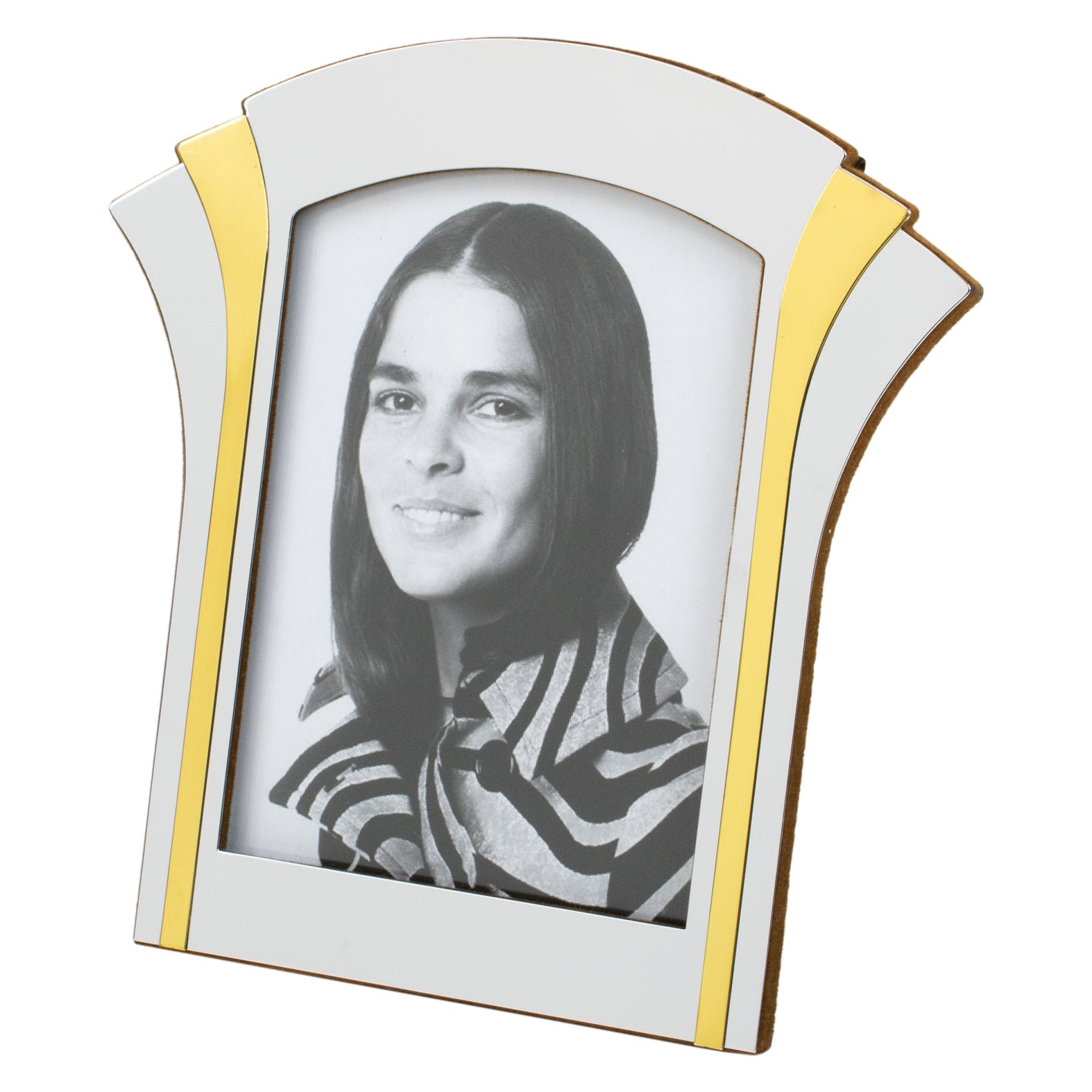 Rare 1970s Photo Frame by David Marshall, Brass and Metal at 1stDibs