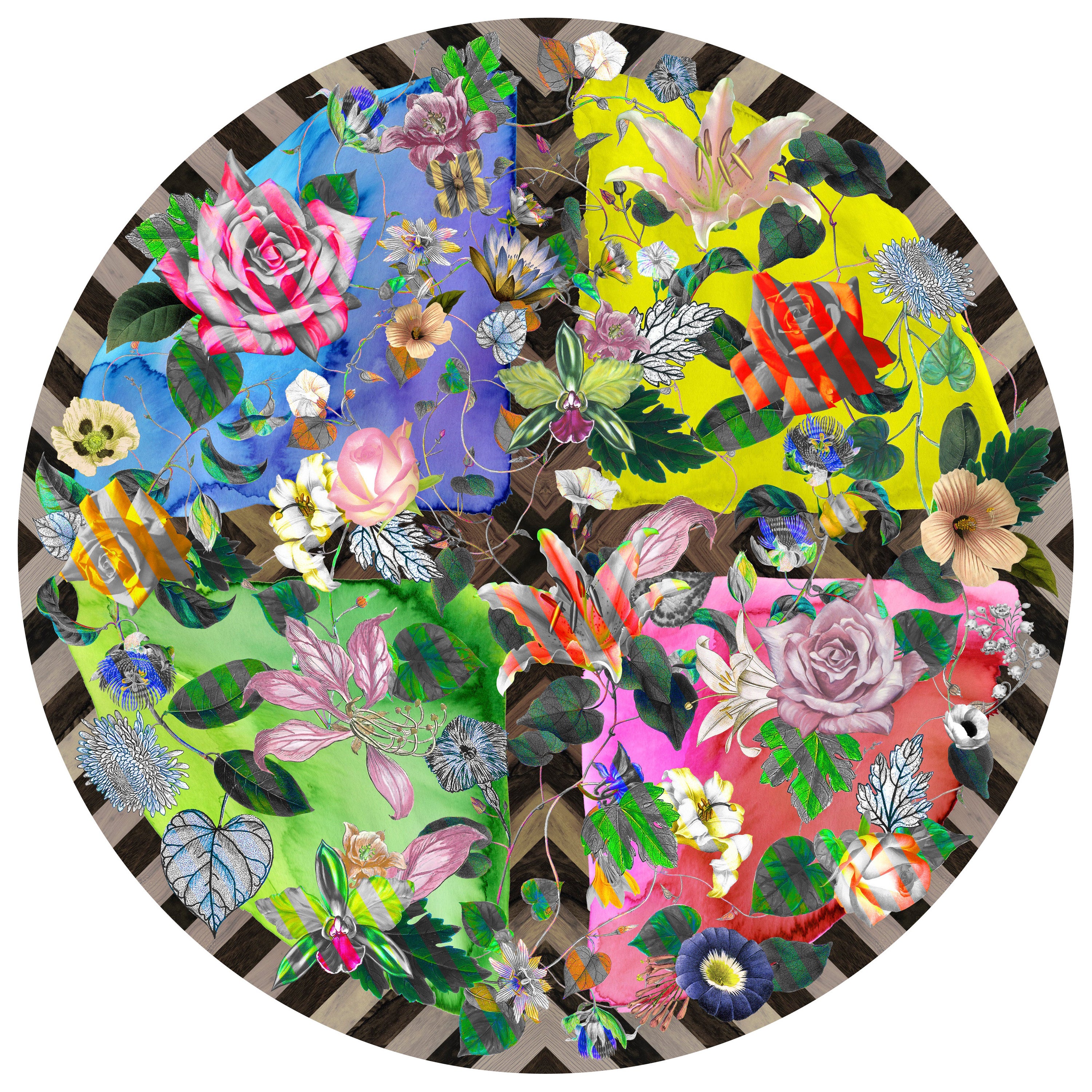 Alfombra Moooi Pequeña Malmaison Berlingot de lana by Christian Lacroix Maison