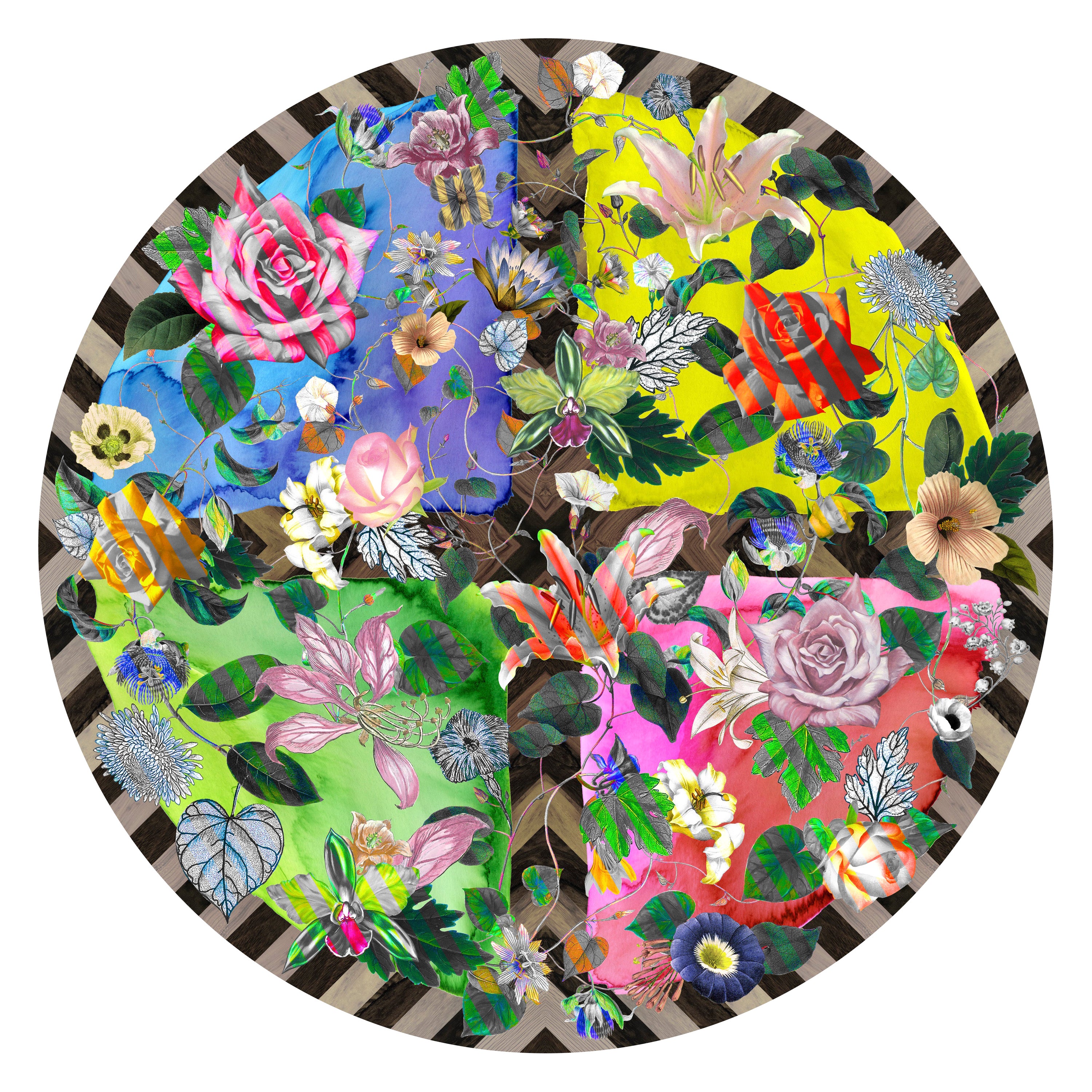 Moooi Alfombra grande Malmaison Berlingot de lana by Christian Lacroix Maison