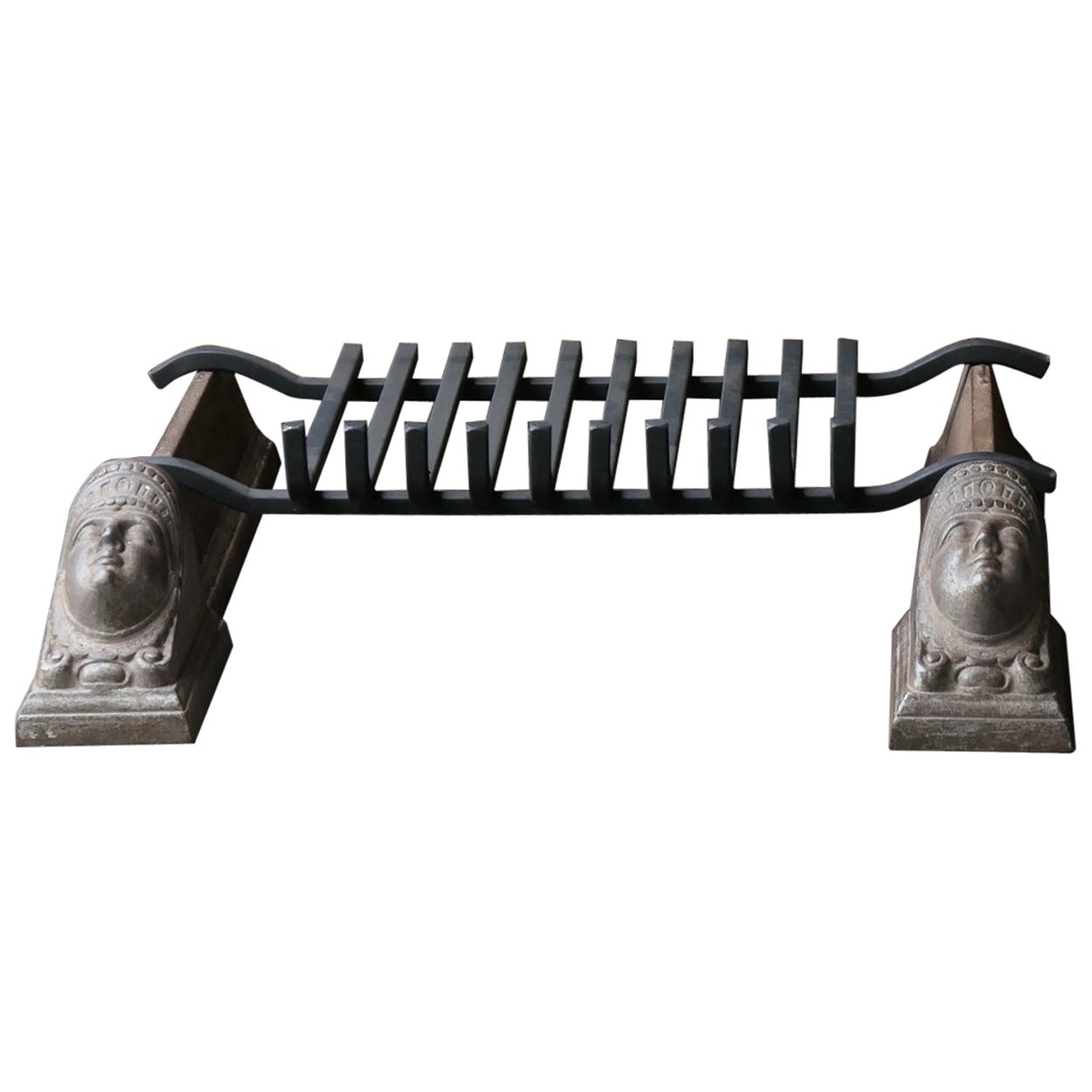 18th-19th Century French Fire Grate, Fireplace Grate