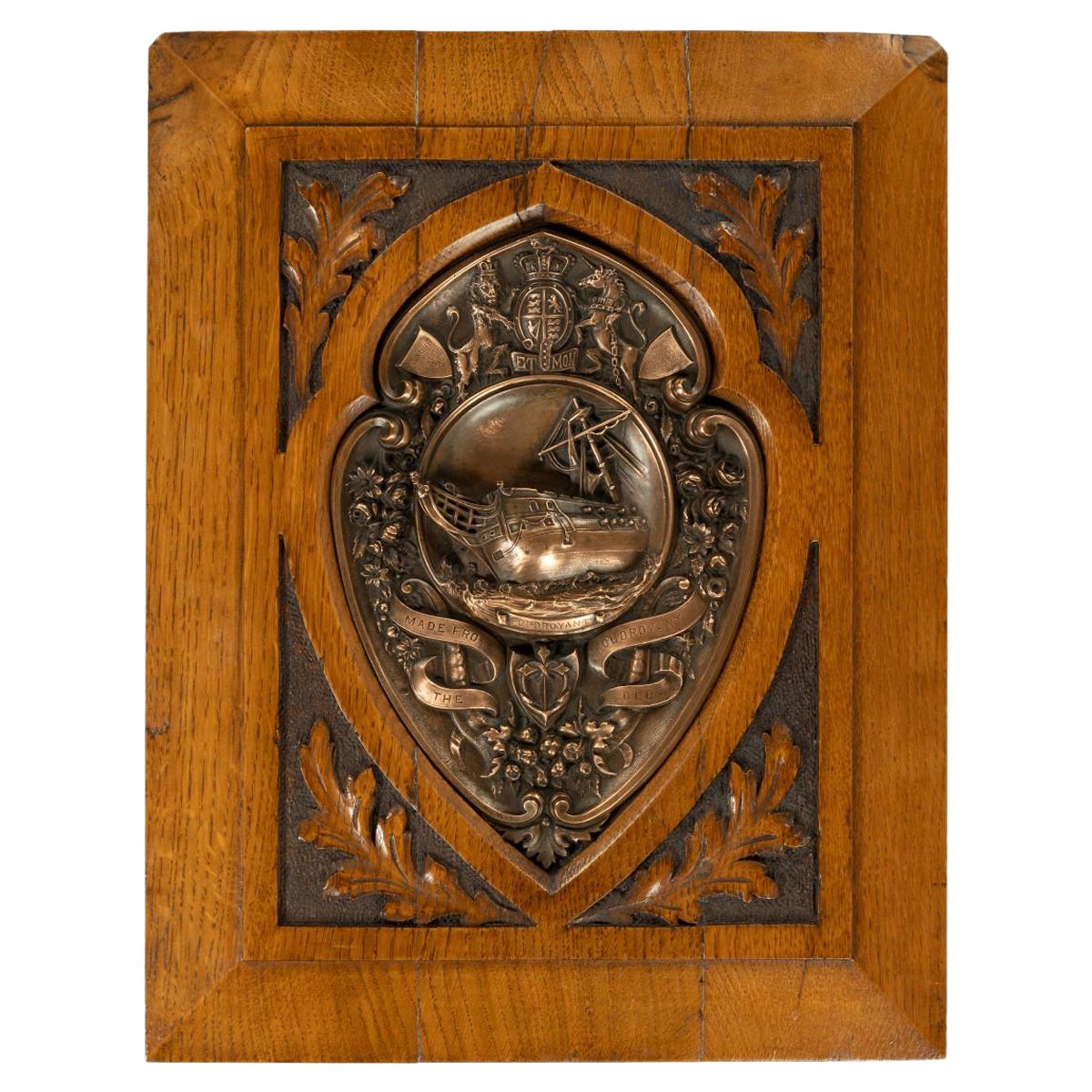 H.M.S. Foudroyant Copper Shield