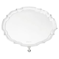 Plateau de service en argent sterling Francis Howard 1966
