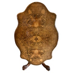 Großer antiker viktorianischer geschnitzter Esstisch aus Wurzelnussholz in hervorragender Qualität
