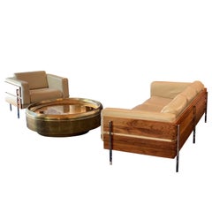 Robin Day for Habitat Three Seater Mid-Century "Forum" Sofa Lounge Chair Set
