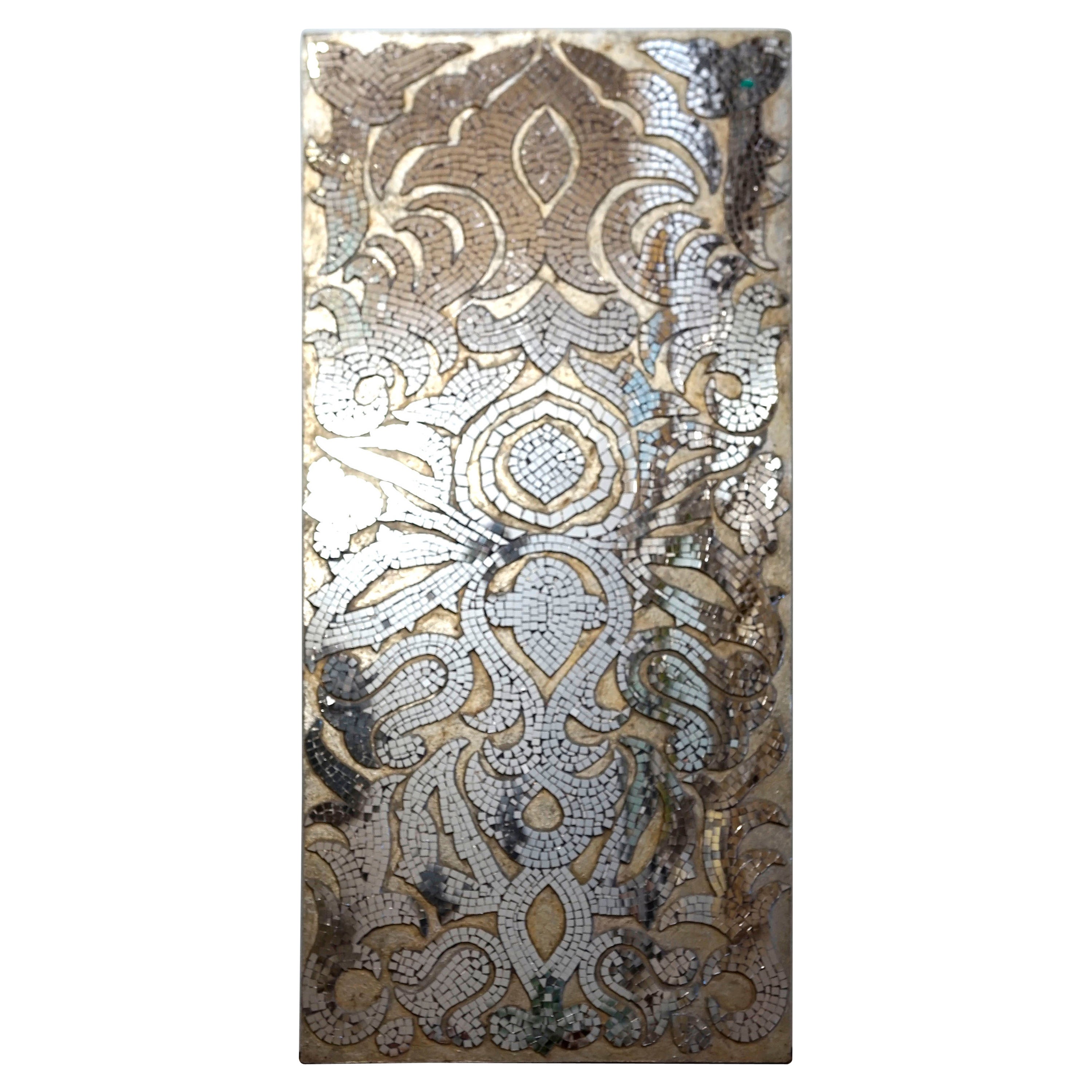 Paket Vergoldet Art Deco Stil Mosaik Mirror Wandtafel im Angebot