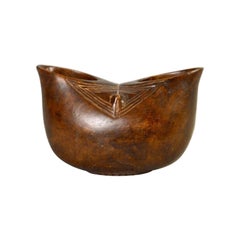 Beautiful Suku Palm Wine Cup in Wood