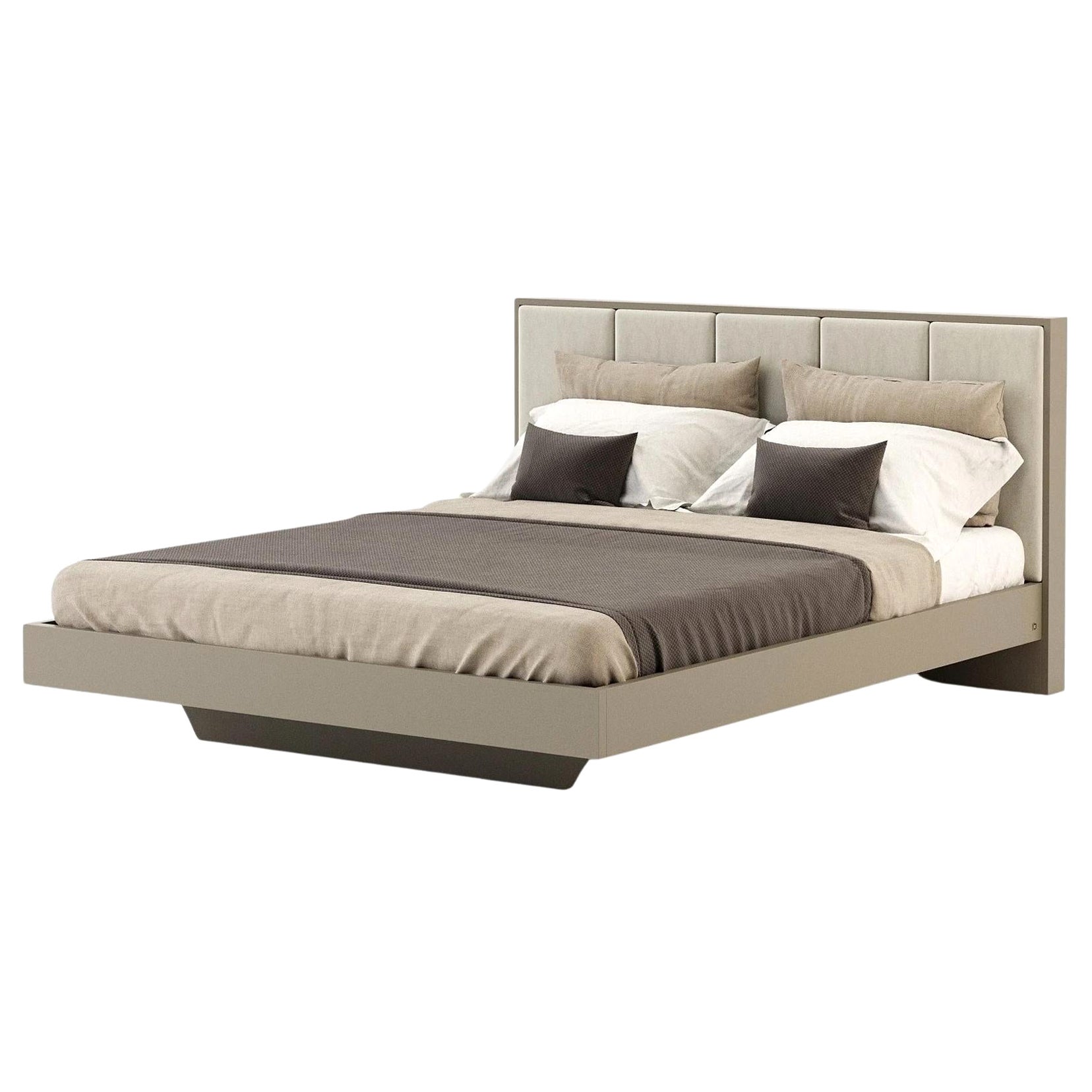 Massive Custom Black King Size Bed at 1stDibs black wood king bed