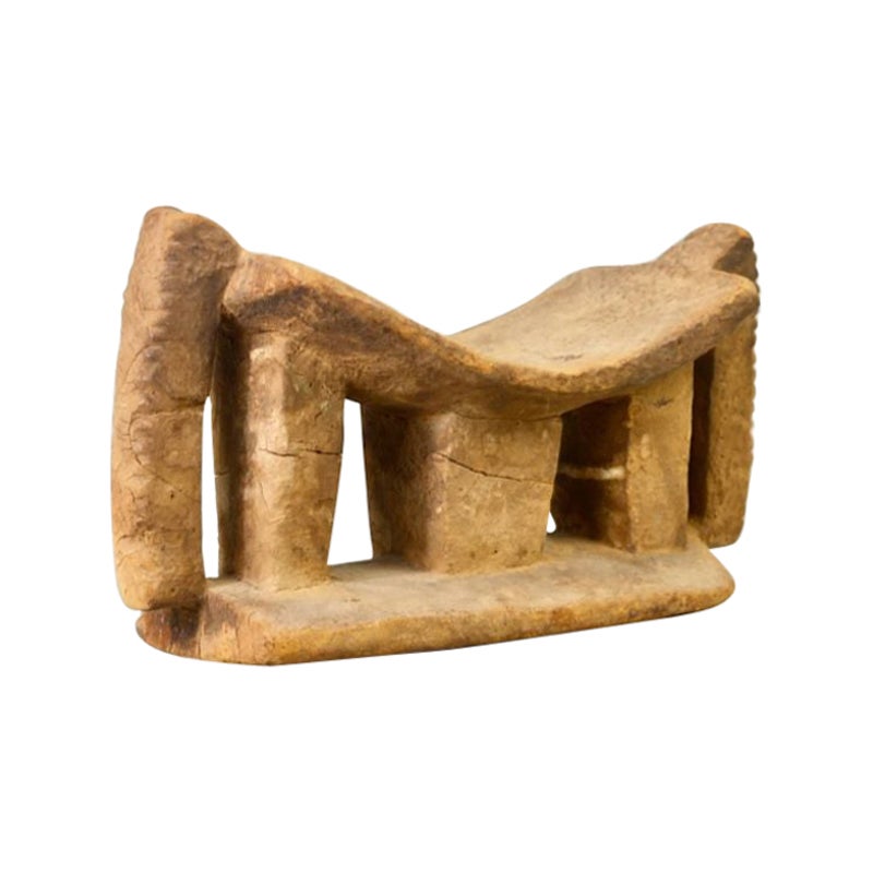 Ancient Dogon/Tellem Headrest in Wood For Sale