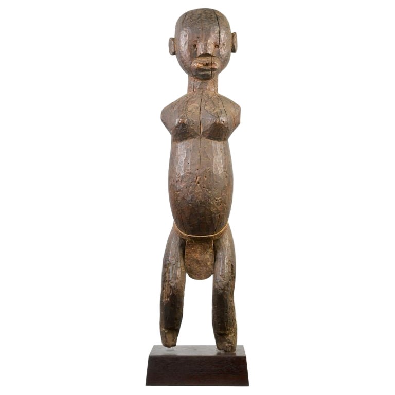 Amyas Naegele Young Female Sukuma Figure in Wood