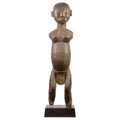 Amyas Naegele Young Female Sukuma Figure in Wood